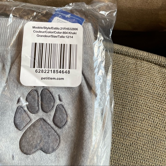 NWT Pack of 2 Petit Lem Knit Sleep Fleece Pant Kids Size 12-14 - Picture 6 of 13